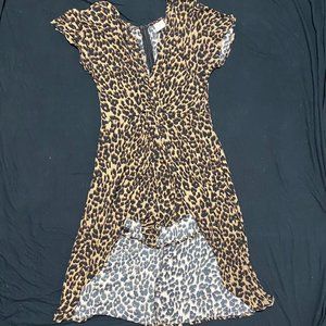 Leopard Print Romper/Dress